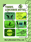 48Pcs Tennis Lunchbox Notes | 24 Colorful + 24 Black & Whi