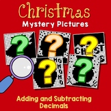 Adding And Subtracting Decimals Christmas Color By Number 