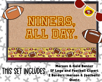 Preview of 49ers Football // Bulletin Board Decor