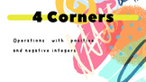 4Corners: Operations with Positive & Negative Numbers | In