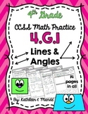 4.G.1 Practice Sheets: Lines & Angles