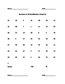 Preview of 12 4K and Kindergarten Number and Alphabet Assessments