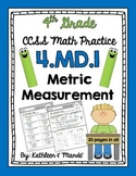 4.MD.1: Metric Measurement Practice Sheets