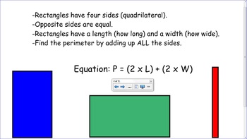 Preview of 4.MD.3 SMART Board Lessons [51 Slides, ~1 week of instruction]