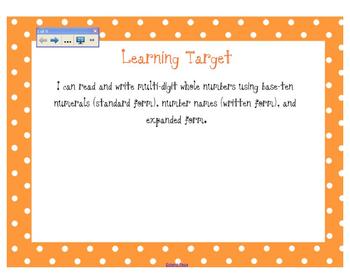 Preview of 4.NBT.2 Expanded, Word, Standard Form (Whole Lesson!)