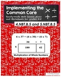 4.NBT.B.5 and 5.NBT.B.5 Multiplication of Whole Numbers
