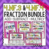 4.NF.3 & 4.NF.4 Bundle: Add, Subtract, & Multiply Fraction
