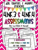 4.NF.3 & 4.NF.4 Assessments: Add, Subtract, & Multiply Fractions
