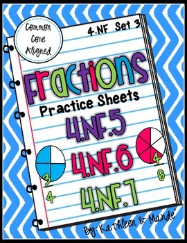 Preview of 4.NF.5, 4.NF.6, & 4.NF.7 Practice: Relate Fractions and Decimals