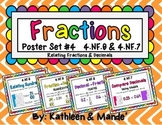 4.NF.6 & 4.NF.7 Poster Set: Relating Fractions & Decimals