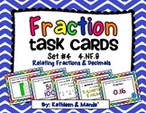 4.NF.6 Task Cards: Relating Fractions & Decimals