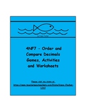 4NF7 - Order and Compare Decimals - Games, Activities and 