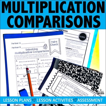 Preview of 4.OA.1 Multiplication Comparisons