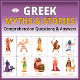 SL - Greek Myths and Stories - FREE Comprehension Question