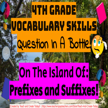 Preview of 4th Grade ELA Vocabulary Skills BUNDLE of Games Activities Digital Resources