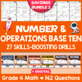 4TH GRADE NUMBER & OPERATIONS BASE TEN: 27 Skills-Boosting
