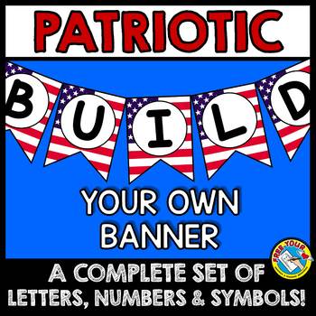 Preview of 4TH OF JULY BULLETIN BOARD BANNER PATRIOTIC ACTIVITY KINDERGARTEN USA DISPLAY