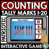 MEMORIAL DAY MATH BOOM CARDS ACTIVITY KINDERGARTEN TALLY M