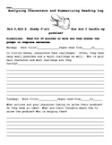 4TH OR 5TH Grade Reading Logs Collection for Common Core H