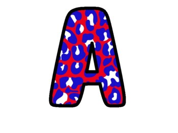 Preview of 4Th Of July Bulletin Board Letters, Alphabet Posters,  Classroom Décor #32H