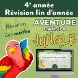 4e année - Maths - Jeu de révision fin d'année