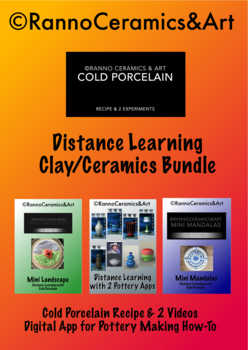 Preview of 4th-12th Ceramics Clay Projects Distance Learning- Art- Clay/Ceramics Bundle