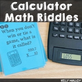 4th 5th 6th Grade Back to School Math Activities Calculato