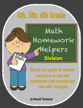 Preview of 4th, 5th, 6th Math Helpers - Division