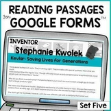 4th & 5th Grade Digital Reading Passages & Questions: Goog