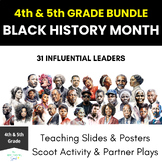 4th & 5th Grade Famous African American BUNDLE for Black H