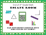 4th/5th Grade Math review Escape/Breakout Room! Test Prep,