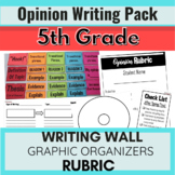 4th 5th Grade Opinion Writing Pack! Graphic Organizers Wri