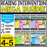 4th & 5th Grade Reading Intervention MEGA Bundle: Lessons 
