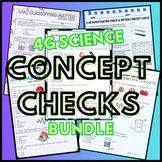 4th & 5th Grade Science Concept Checks BUNDLE