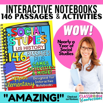 Preview of 4th & 5th Grade Social Studies American History US History Curriculum Bundle