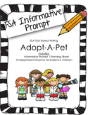 4th/5th Grade Text-Based Writing: Adopt-A-Pet (Informative) FSA
