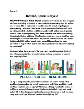 reduce reuse recycle essay