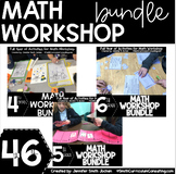 4th, 5th and 6th Grade Math Workshop Bundle - Math Station