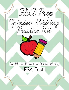 Preview of 4th/5th grade FSA Prep Opinion Writing Prompt HIGH INTEREST!