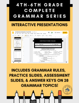 Preview of 4th-6th Grade Year-Long Grammar Series: Digital Version (The Meg-A Bundle)