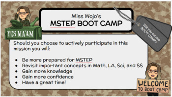 Preview of 4th-6th grade MSTEP Boot Camp