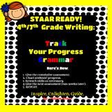 4th-7th GRADE Writing STAAR READY:  Track your progress GRAMMAR