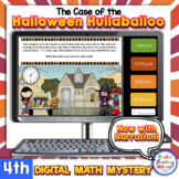 4th Gr. Narrated Digital Math Mystery Halloween Word Problems