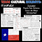 4th Gr. Texas Cultural Holidays: Cinco de Mayo, Fiesta San