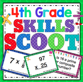 4th Grade Math Skills Scoot Mega Bundle
