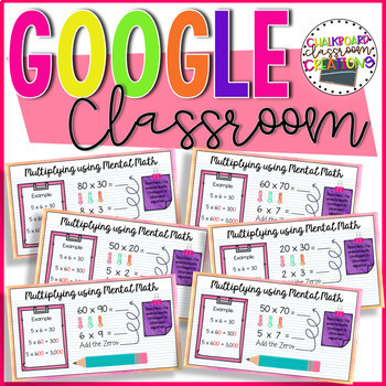 4th Grade 2-Digit Multiplication by Powers of 10 for Google Classroom 4 ...