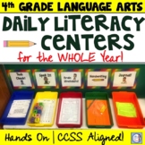 4th Grade Daily Literacy Centers for the Whole Year