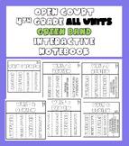 4th Grade ALL UNITS Green Band Interactive Notebook Pages