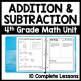 4th Grade Adding & Subtracting with Regrouping Worksheets 
