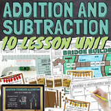 4th Grade Addition & Subtraction 10 Lesson Unit Bundle Sli